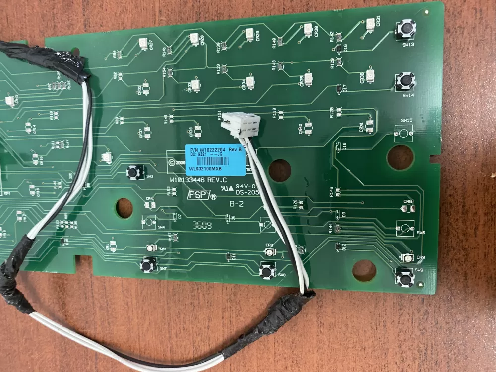 Whirlpool W10222204 Dryer Control Board W10222204 AZ48589 | BK1788