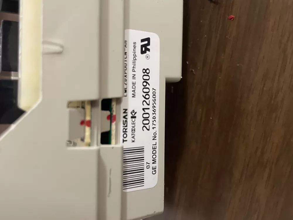 GE 175D3695G007 Washer Control Board Interface AZ80400 | Wmv332