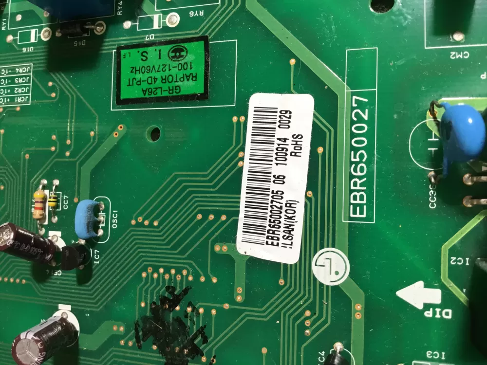 LG EBR65002705 Refrigerator Main Control Board AZ95992 | NR33