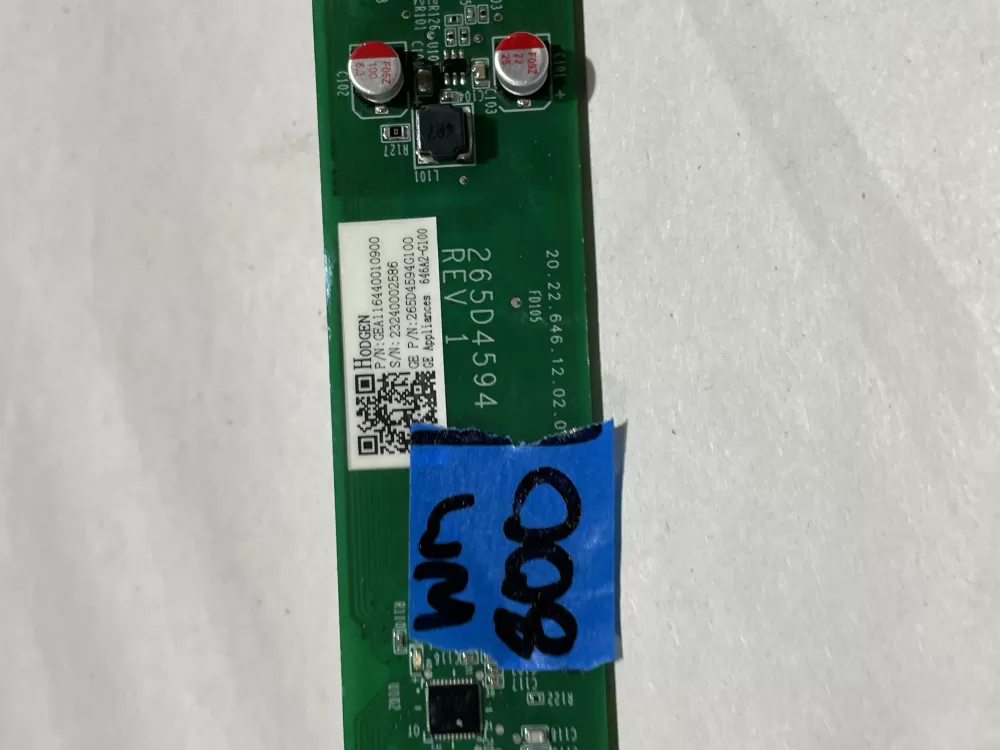 GE 265D4594G100 Dishwasher UI Control Board AZ149110 | Wm800
