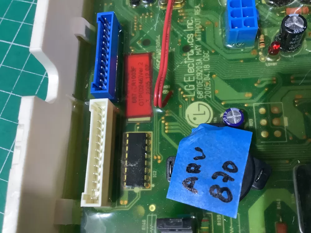 LG 6870EC9203A 6871ER1003F Washer Control Board AZ188922 | ARV870