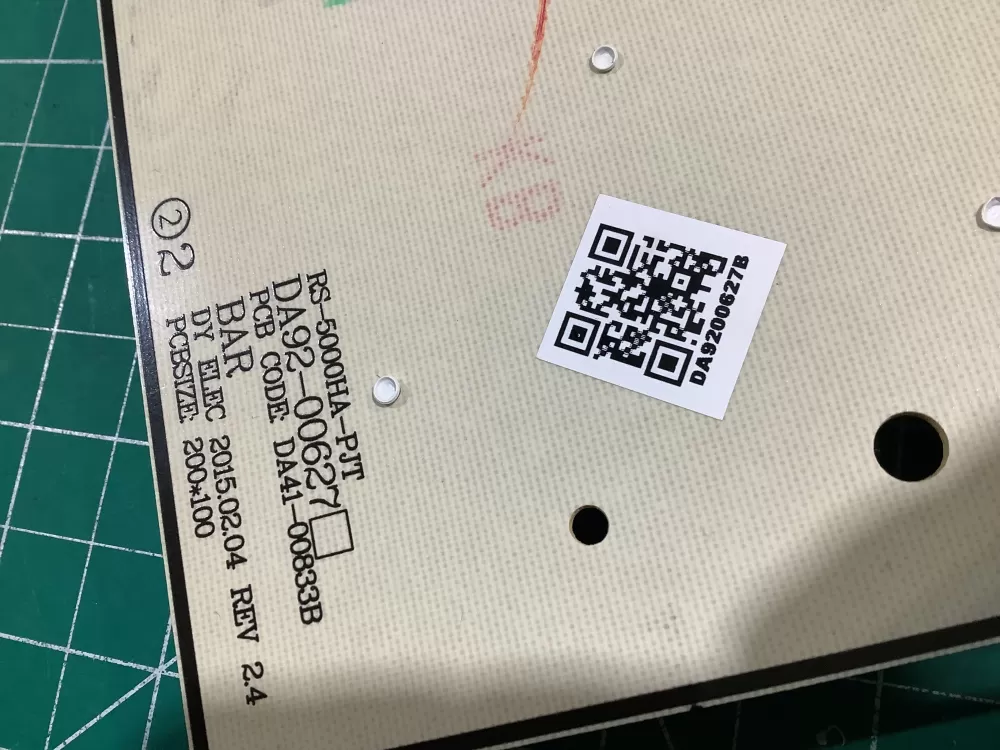 Samsung DA92 00627B Refrigerator Control Board Dispenser AZ145359 | NR2433