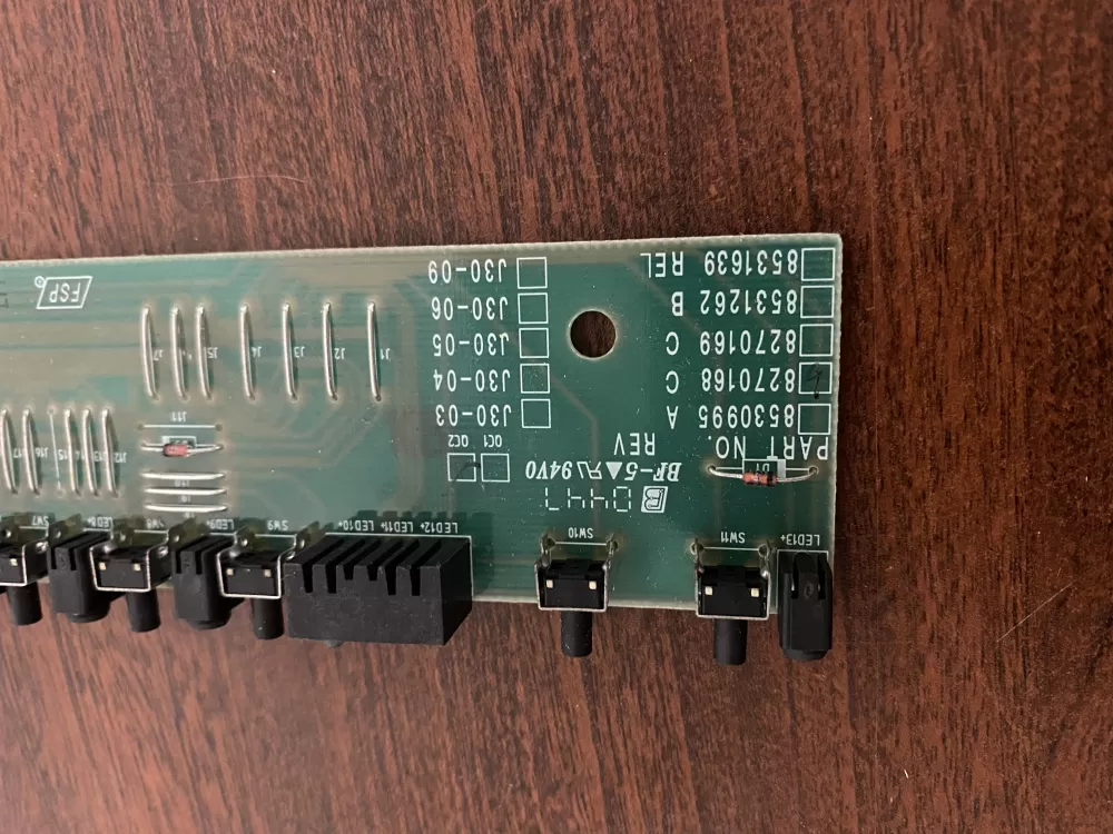 KitchenAid 8270168 8270168R Dishwasher Control Board Interface AZ27539 | BK245