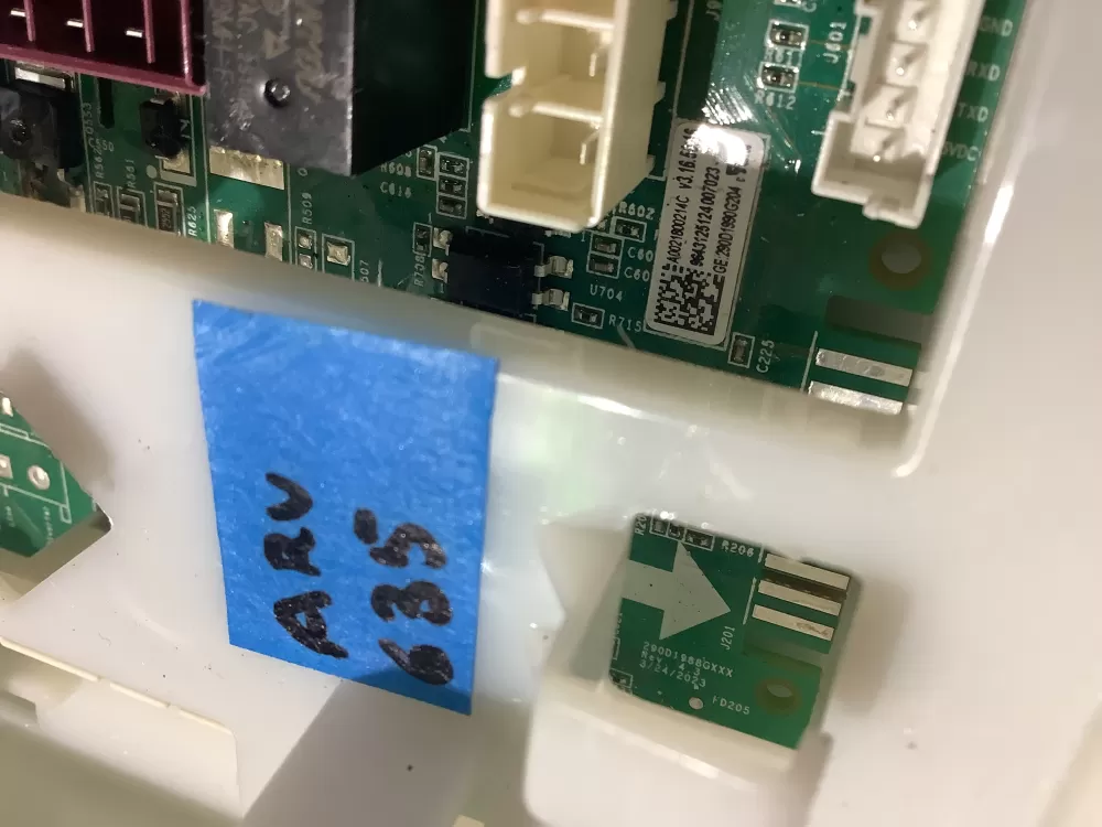 GE 290D1990G204 Washer Control Board AZ190385 | ARV635