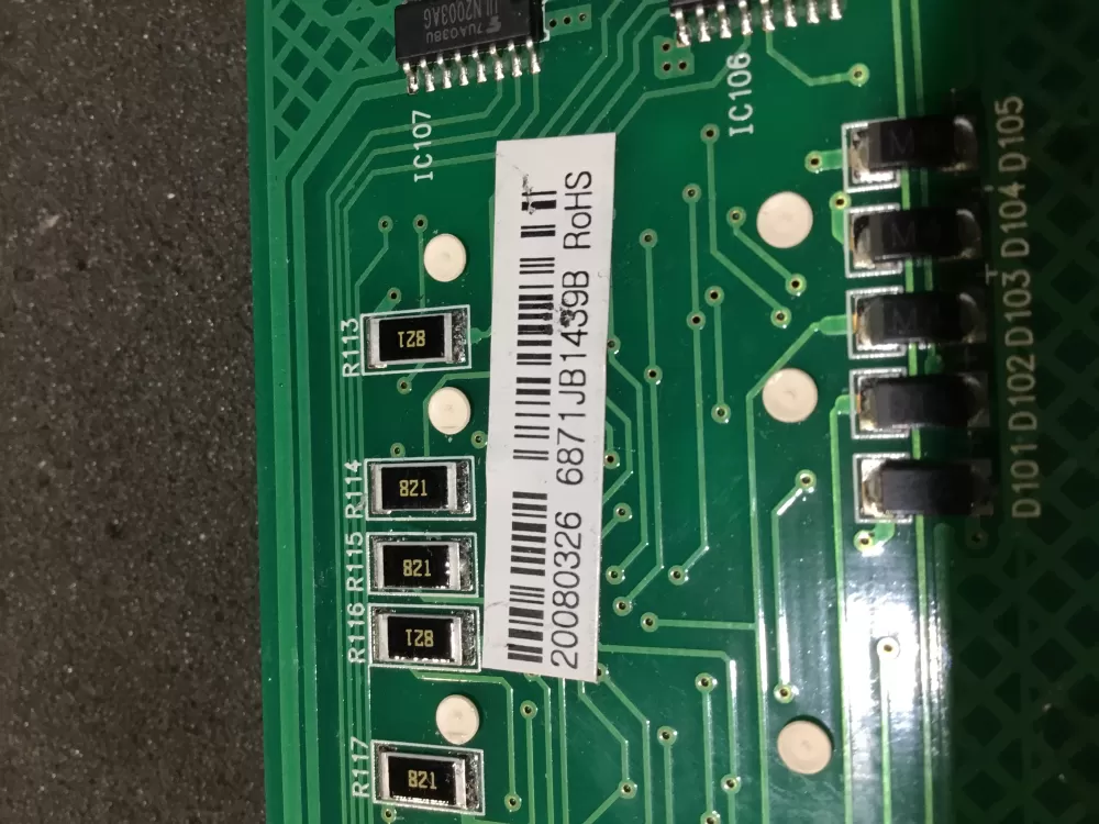 LG Kenmore 6871JB1439B Refrigerator Control Board Dispenser AZ75634 | NR1942