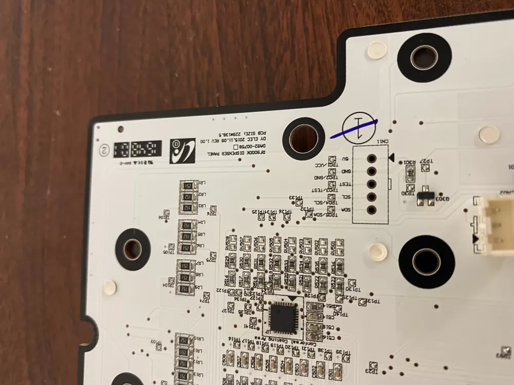 Samsung DA92 00758 Refrigerator Control Board Da92 00758b AZ27501 | BK245