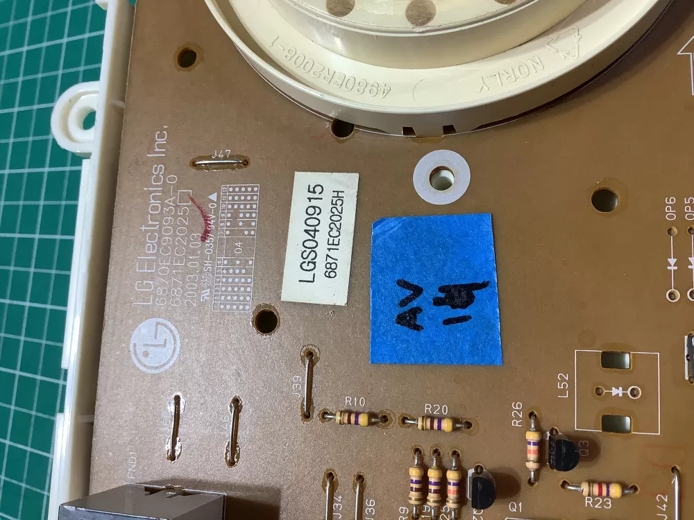 LG 6870EC9093A 0 6871EC2025H Dryer Control Board AZ186878 | AV14