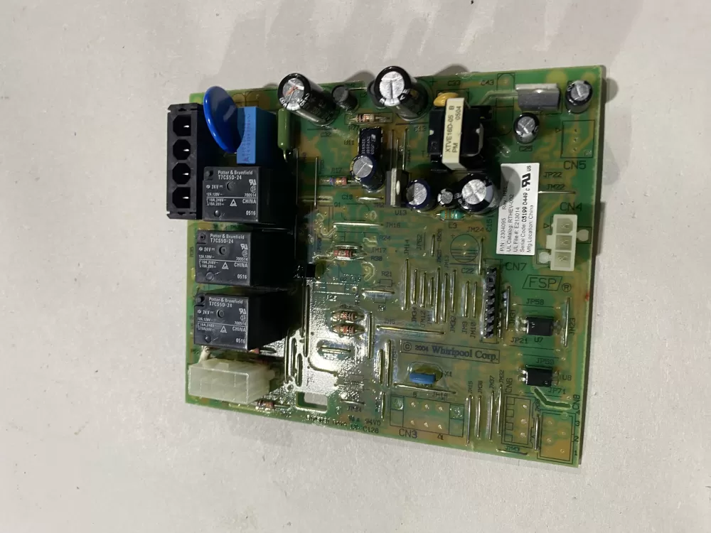Whirlpool WPW10135090  AP6015557  W10135090  2252189  2252189EXCR  2255239  2255239EXCR  2304056  2304056EXCR  2304095  2304095EXCR  PS11748838  W10135090R  W10135090REXCR Refrigerator Main Control Board