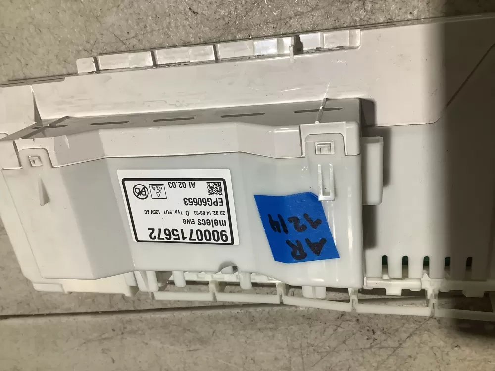 Bosch 00752740 Dishwasher Control Module EPG60653 9000715672 AZ112366 | AR1214
