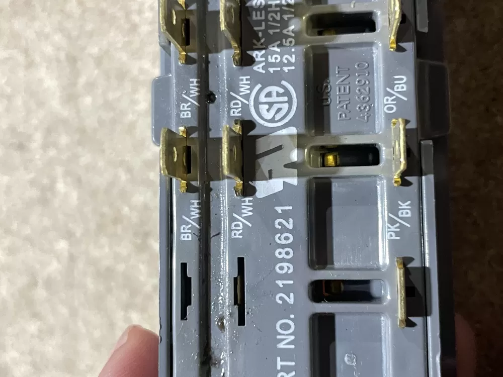 Whirlpool Maytag 2198621 Refrigerator Control Board Dispenser AZ70050 | Wm828