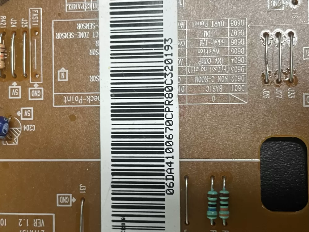 Samsung DA41-00670C DA41-00668A Refrigerator Control Board AZ12538 | 641