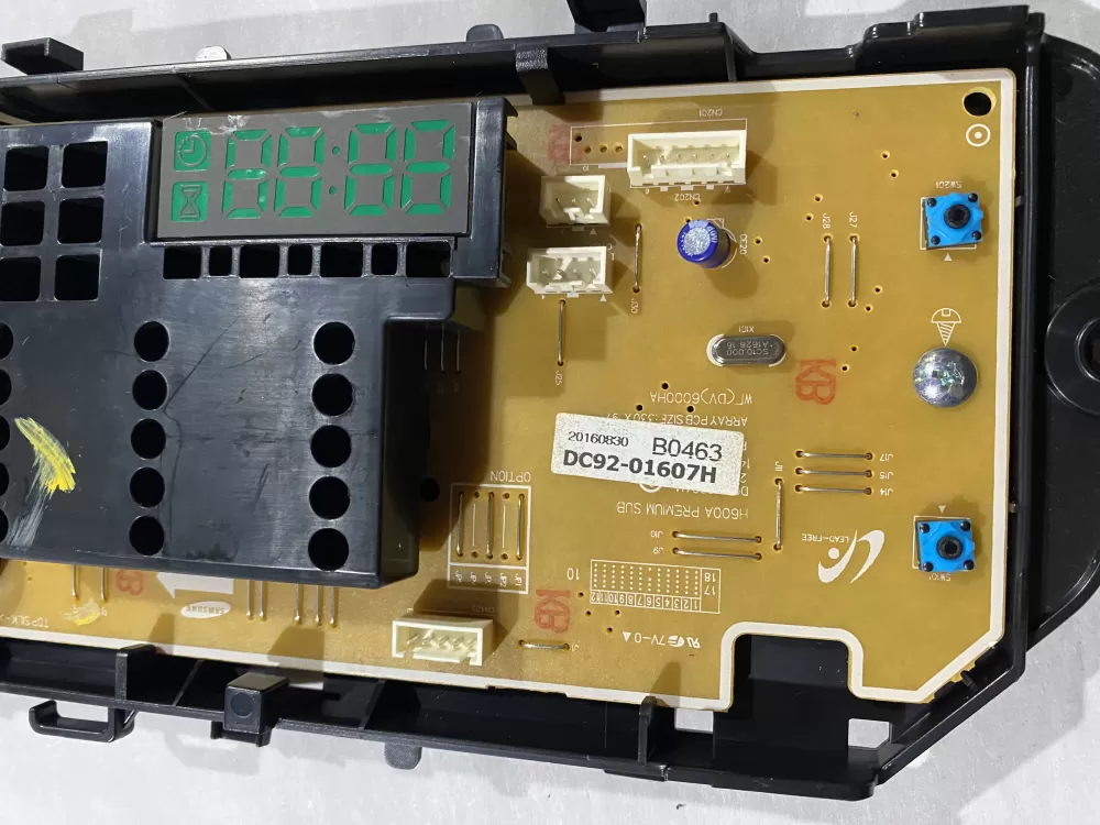 Samsung DC92 01607H DC9201607H Dryer Control Board Interface AZ186223 | BK2743