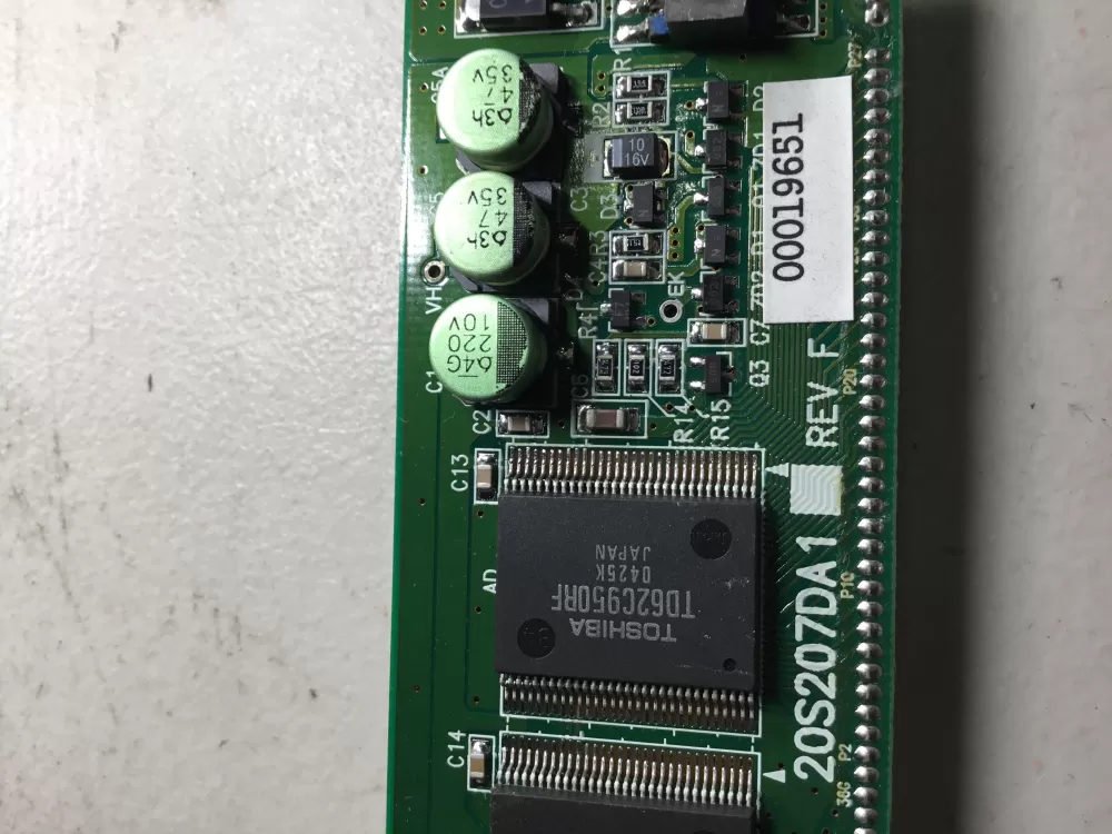 Samsung Microwave 20S207DA1 50743985 Control Board AZ40269 | NR21