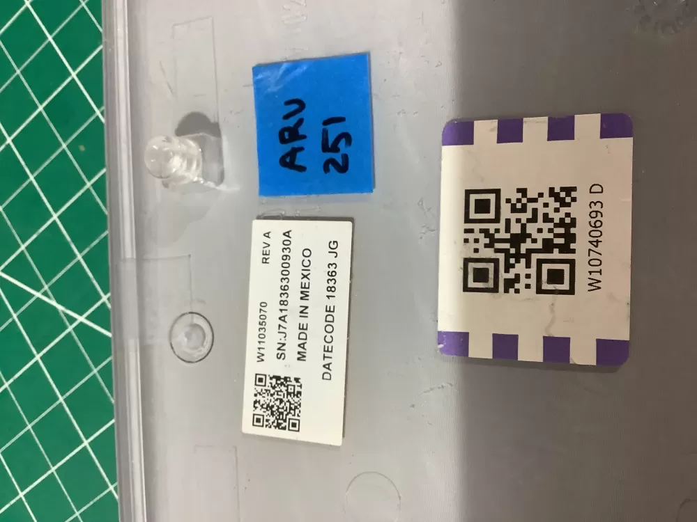 Whirlpool W11035070 W11115285 Washer Control Board Panel AZ191215 | ARV251