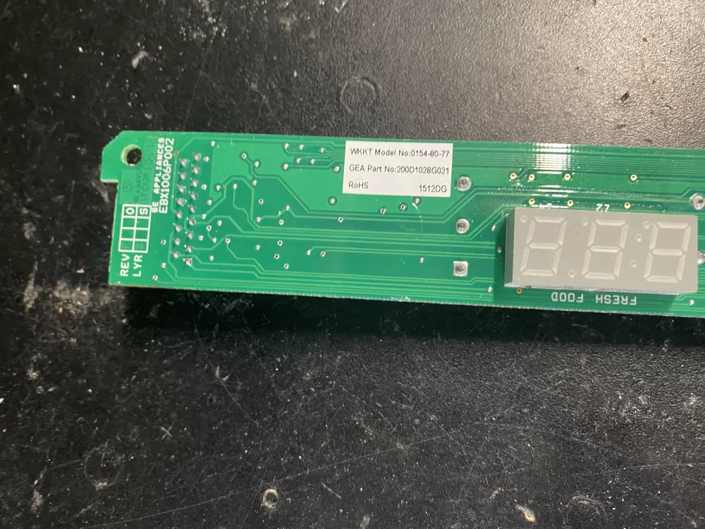 GE 200D1028G021 WR55X11164 Refrigerator Board AZ3695 | BK824