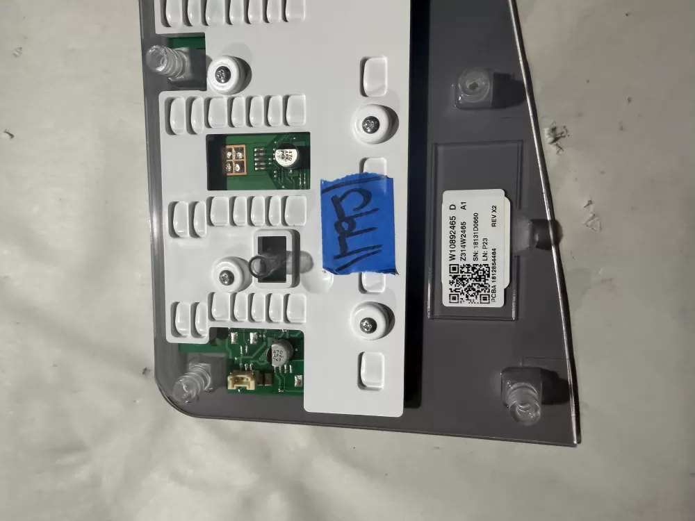 Whirlpool W10892465 W10903219 PS11769555 Washer Control Panel AZ214875 | KMV793