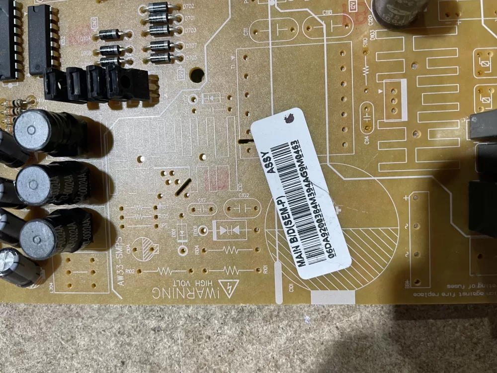 Samsung DA92 00384M Refrigerator Control Board AZ68082 | KM1785