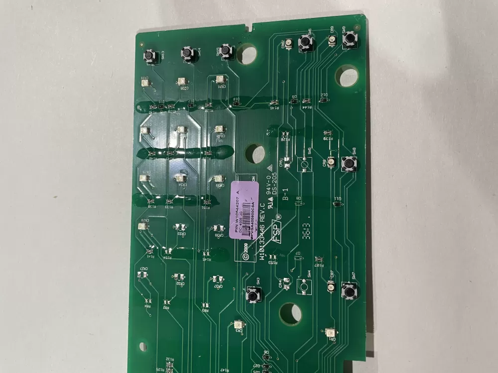 Whirlpool W10544207 Washer Board Control AZ170752 | KM447