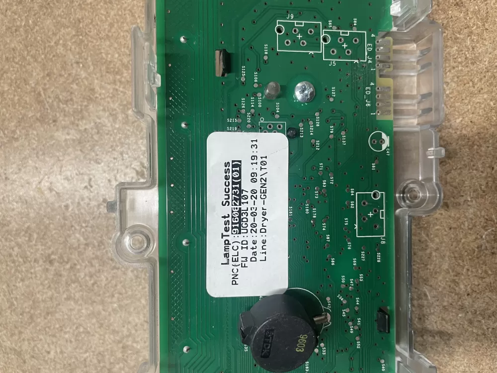 Frigidaire 916062731 Dryer Control Board AZ22155 | KM1658