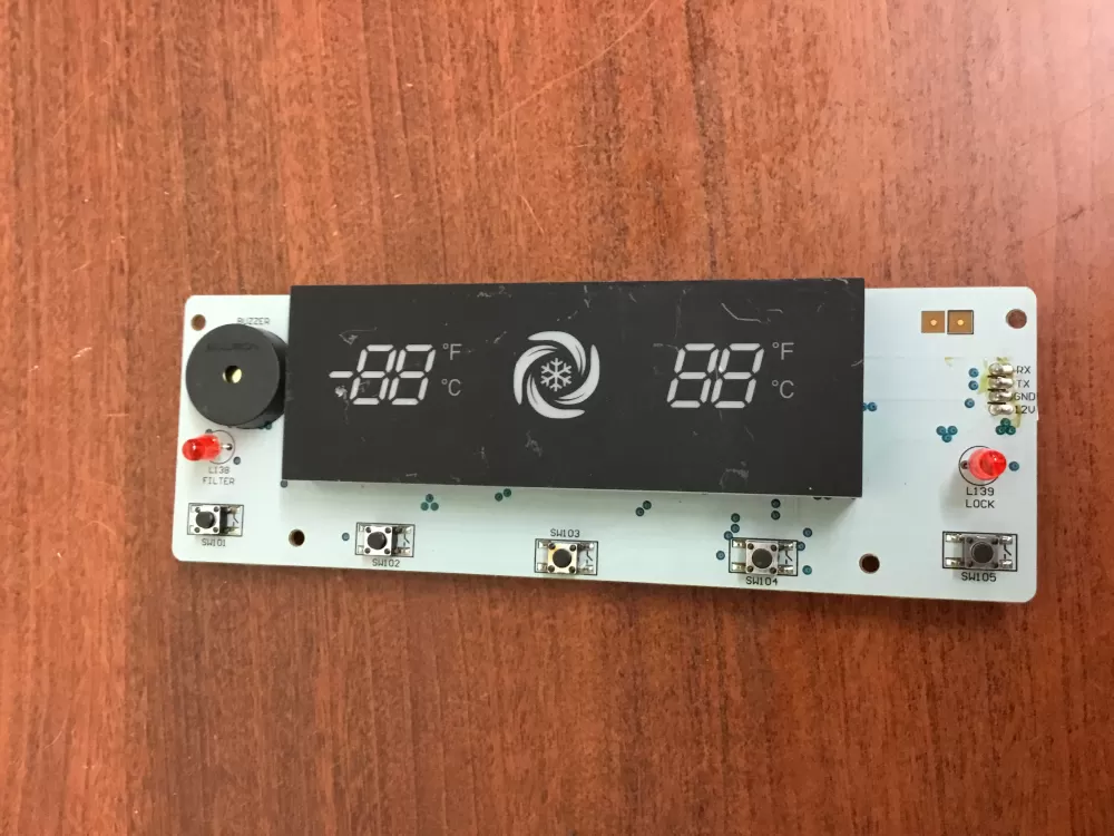 LG 6871JB1310A Refrigerator Dispenser Display Control Board