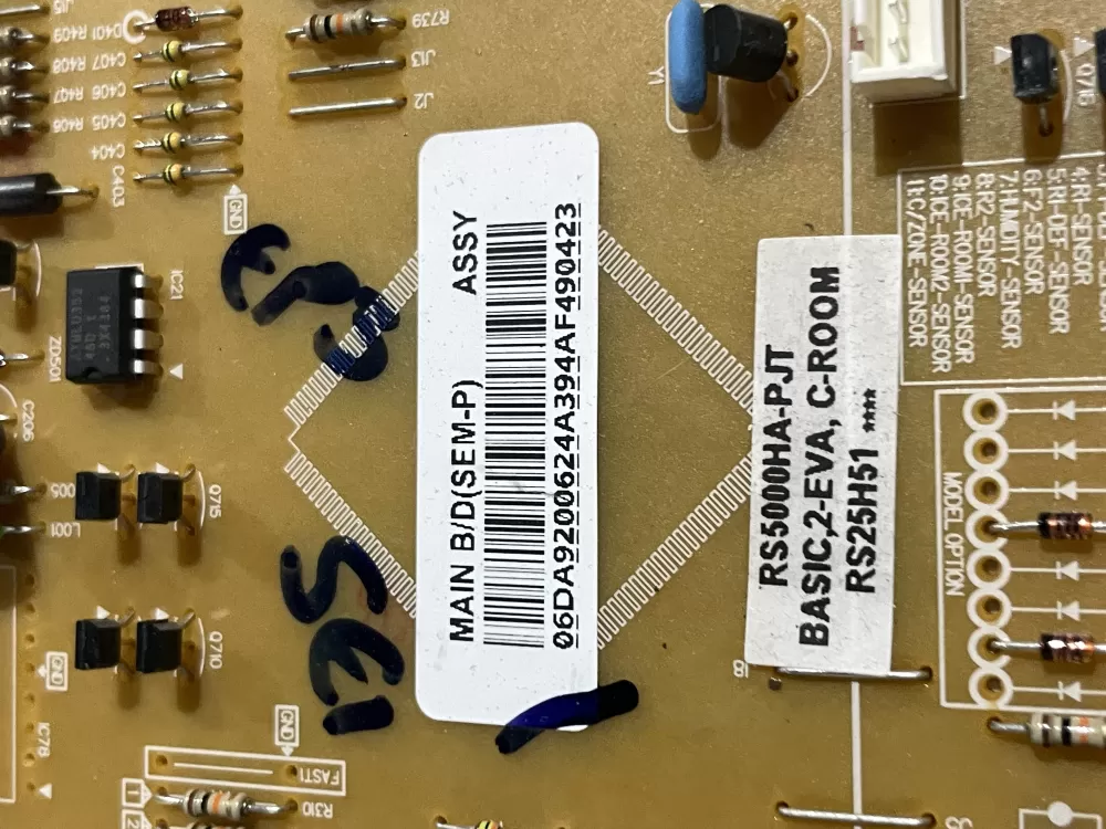 Samsung DA92 00624A DA9200624A Refrigerator Control Board AZ227813 | Wm1895