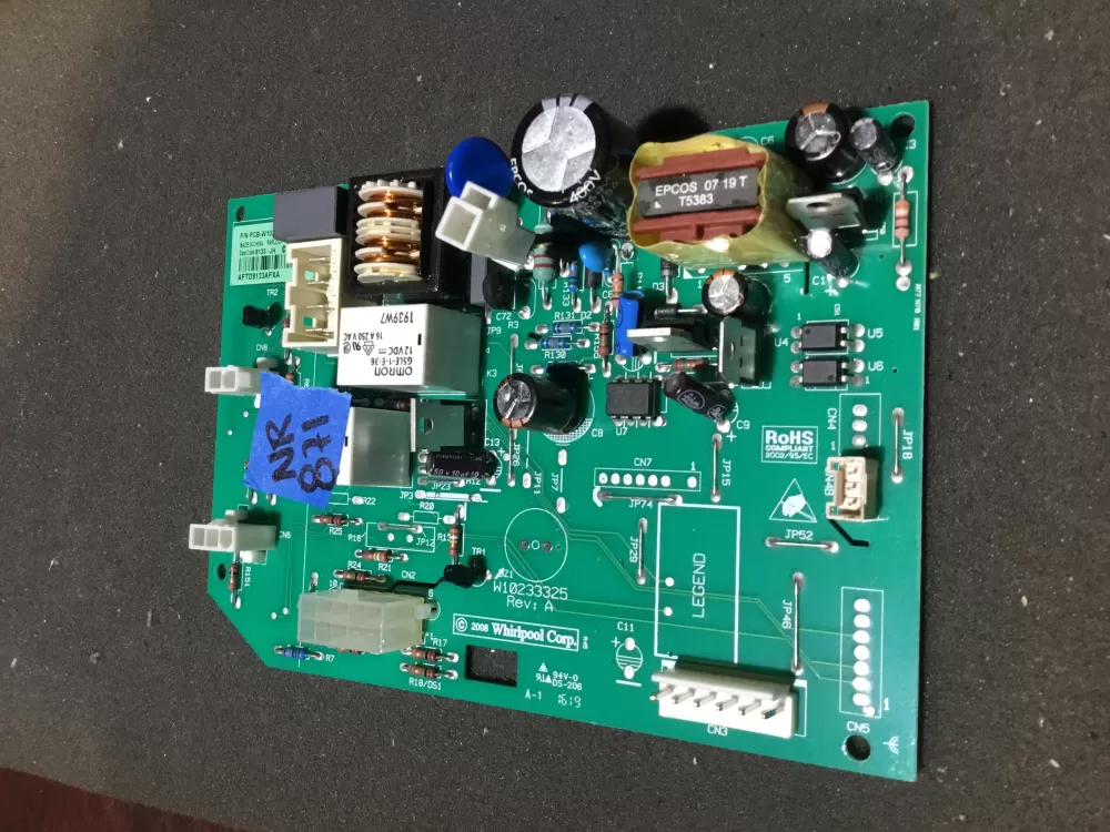 Whirlpool Kenmore W10205552 Refrigerator Control Board AZ81899 | NR871