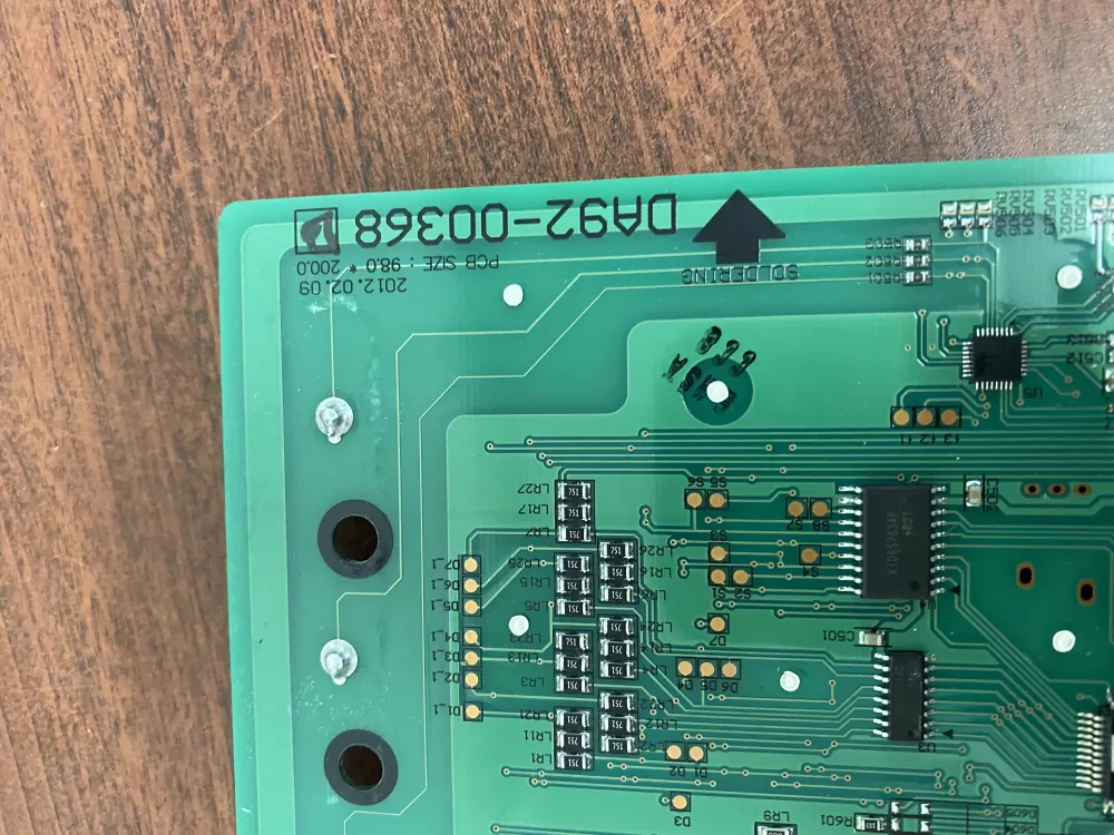 Samsung DA92-00368B Refrigerator Dispenser UI Control Board AZ37220 | BK74