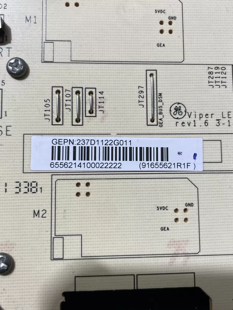 GE 237D1122G011 Washer Control Board AZ196313 | Wmv886