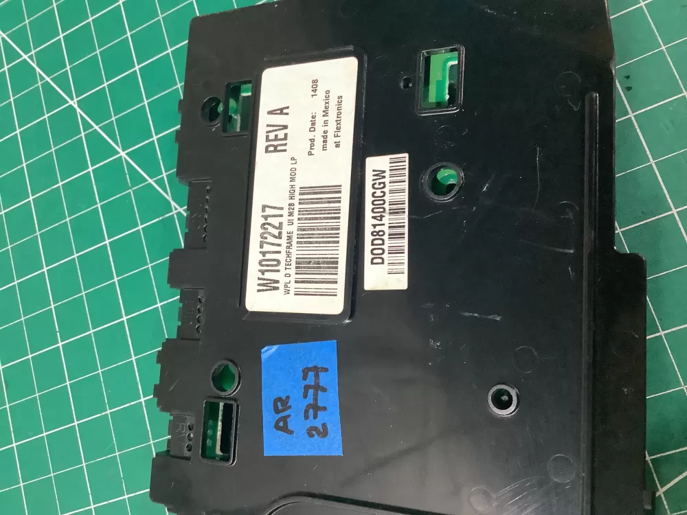 WHIRLPOOL DRYER CONTROL PANEL PART # W10153650 W10294709 AZ199174 | AR2777