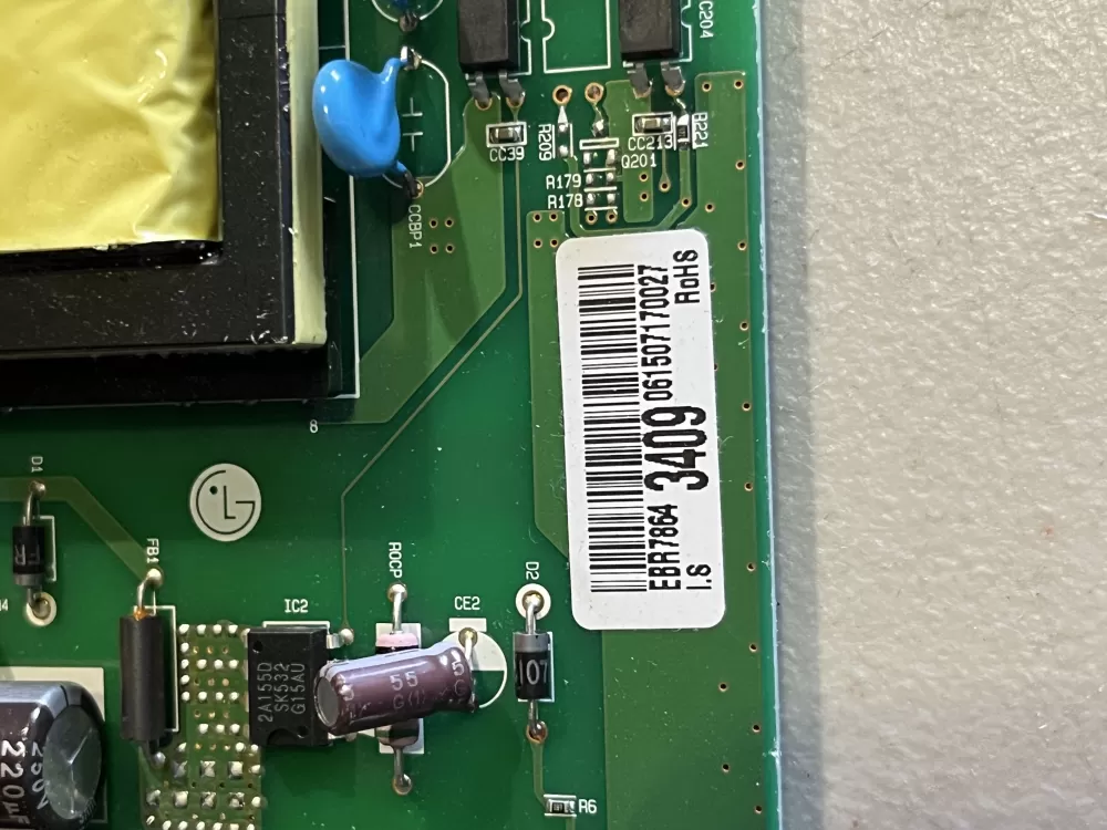 LG AP5977760 EBR78643409 PS11710898 Refrigerator Control Board AZ44244 | V429