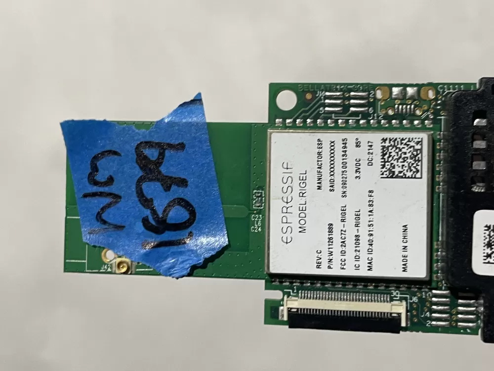 Whirlpool W11261889 Washer Or Dryer Bluetooth Control Board AZ185220 | Wm1879