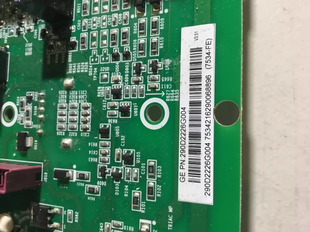 GE 290D2226G004 Washer Control Board AZ36367 | NRV237