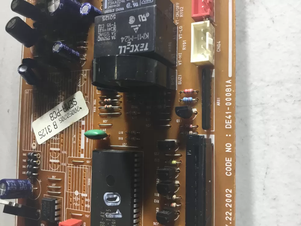 Samsung GE WB27X10508 DE41-00081A Microwave Control Board AZ46012 | NR1775