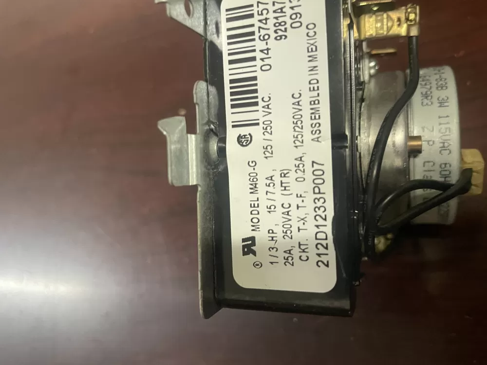 GE 212D1233P007 Dryer General Electric Timer AZ96929 | Wm176