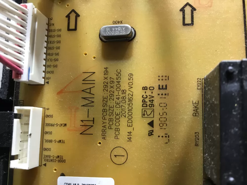 Samsung DE94-03926B Oven Range Control Board AZ46562 | NRV446