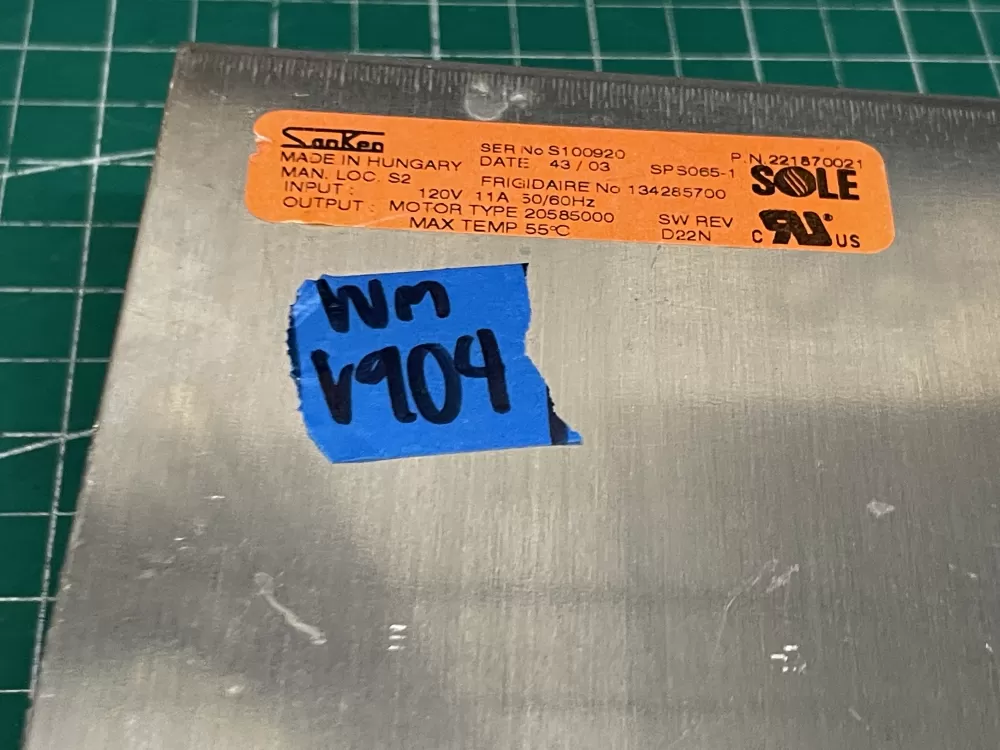 Frigidaire 134285700 Motor control board AZ203178 | Wmv904