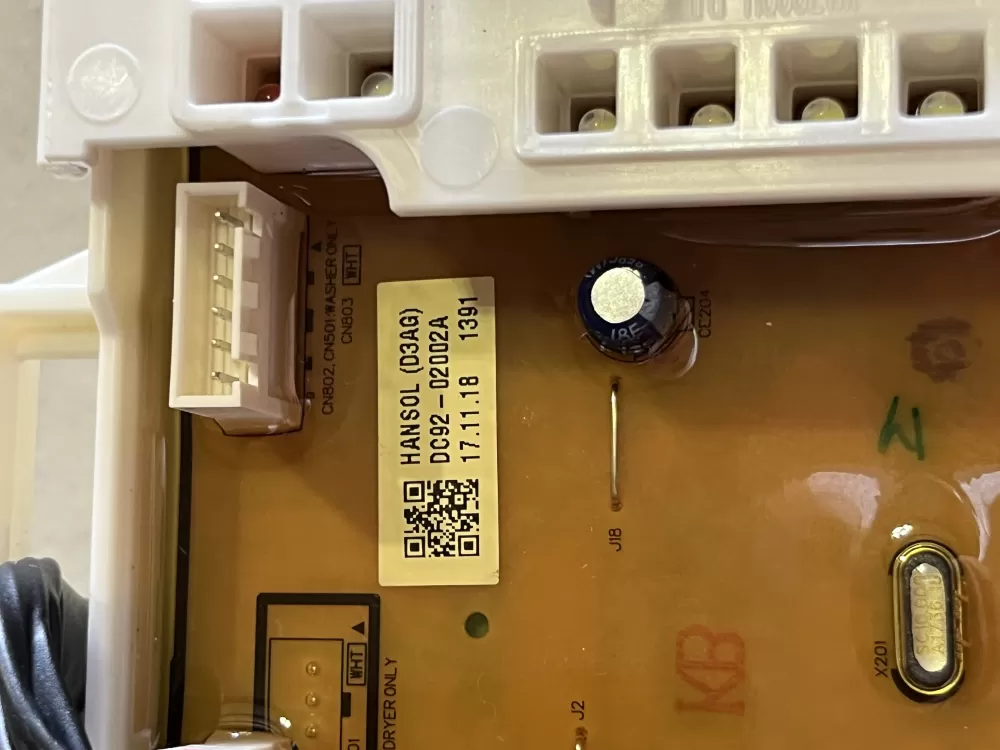 Samsung DC92 02002A Washer Control Board AZ43992 | 1756