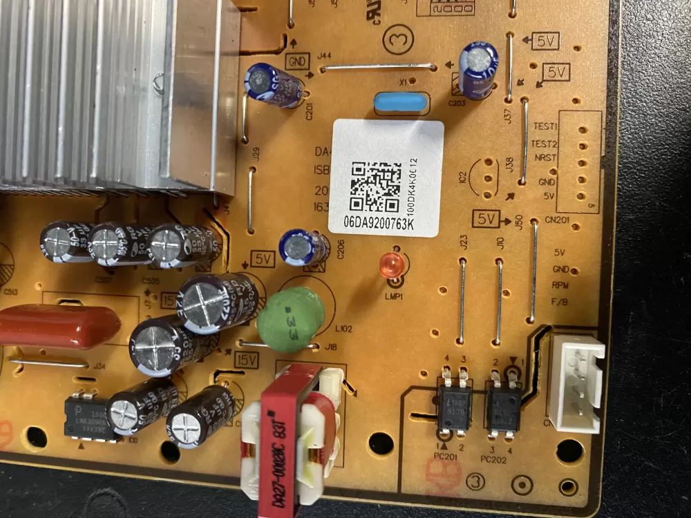 Samsung DA92 00763B Refrigerator Control Board Inverter AZ4954 | BK1212