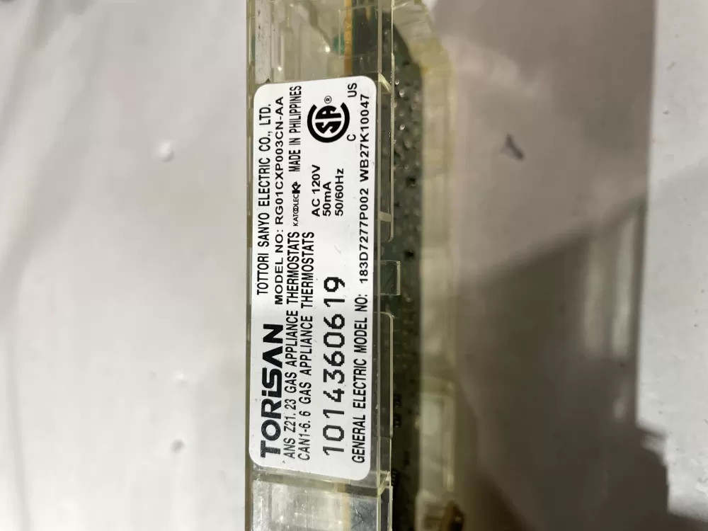 GE 183D7277P002 WB27K10140 Range Control Board AZ205421 | Wm672