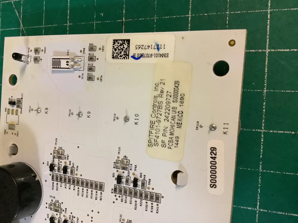 Electrolux 242209727 Refrigerator UI Display Control Board AZ224025 | NR1838