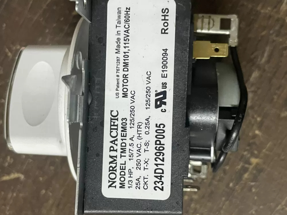 Hotpoint General Electric WE4M364 WE4M533 PS8690648 Dryer Timer AZ47597 | Wm562