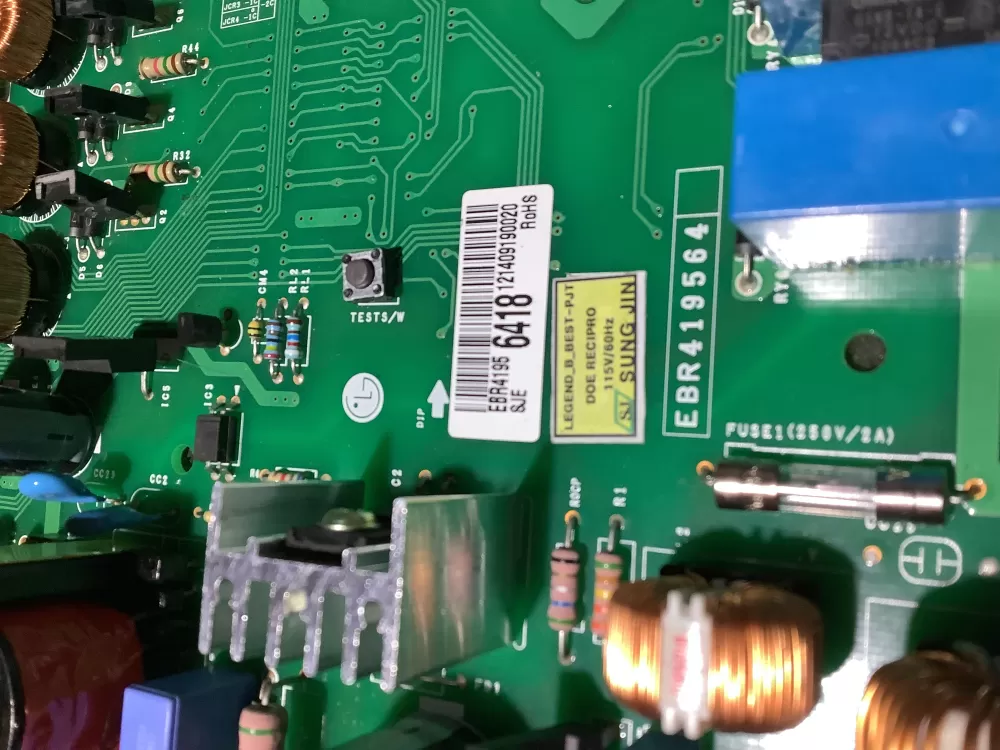 LG Kenmore AP4671992 EBR41956418 Refrigerator Control Board AZ112543 | NR487