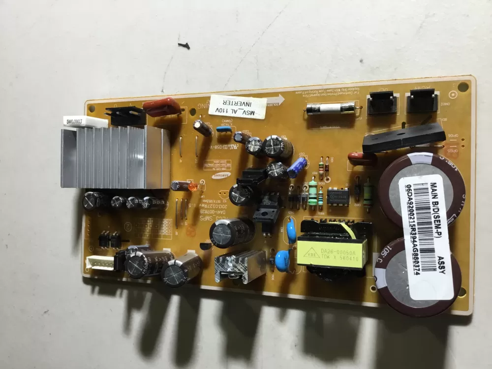 Samsung DA92-00215R Refrigerator Inverter Control Board AZ44109 | NR1758