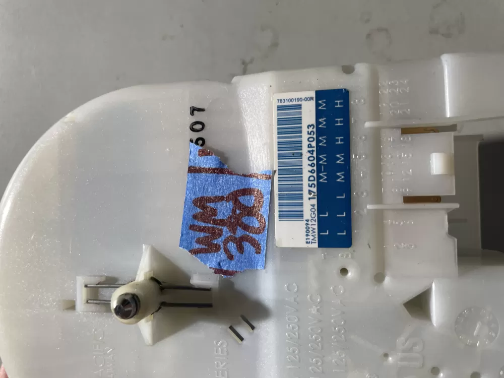 GE WH12X10527 175D6604P053 Washer Timer AZ39967 | Wm380
