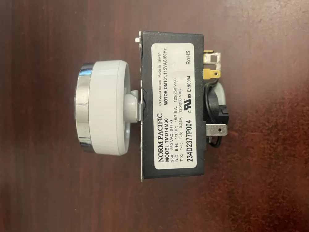 GE WE04X24550 234D2377P004 TMD14M30 Dryer Timer AZ93203 | KM1373