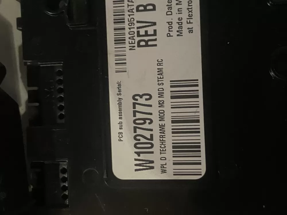 Whirlpool W10279773 Dryer Control Board AZ34205 | Wm1696