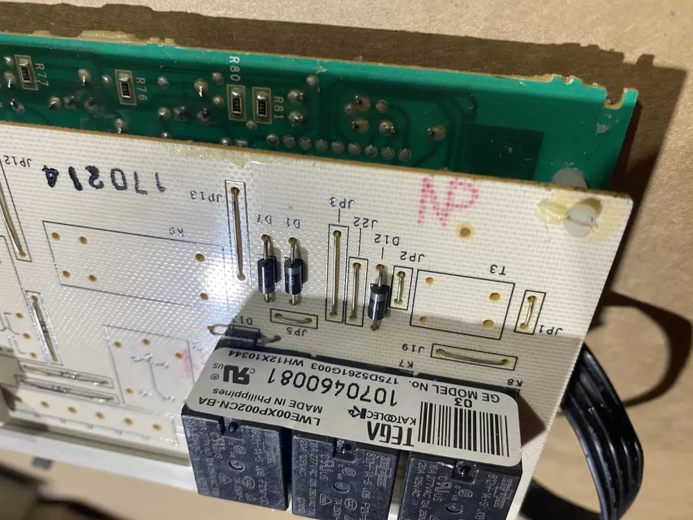 GE WH12X10404 175D5261G003 WH12X10344 Washer Control Board  AZ118225 | BK2183