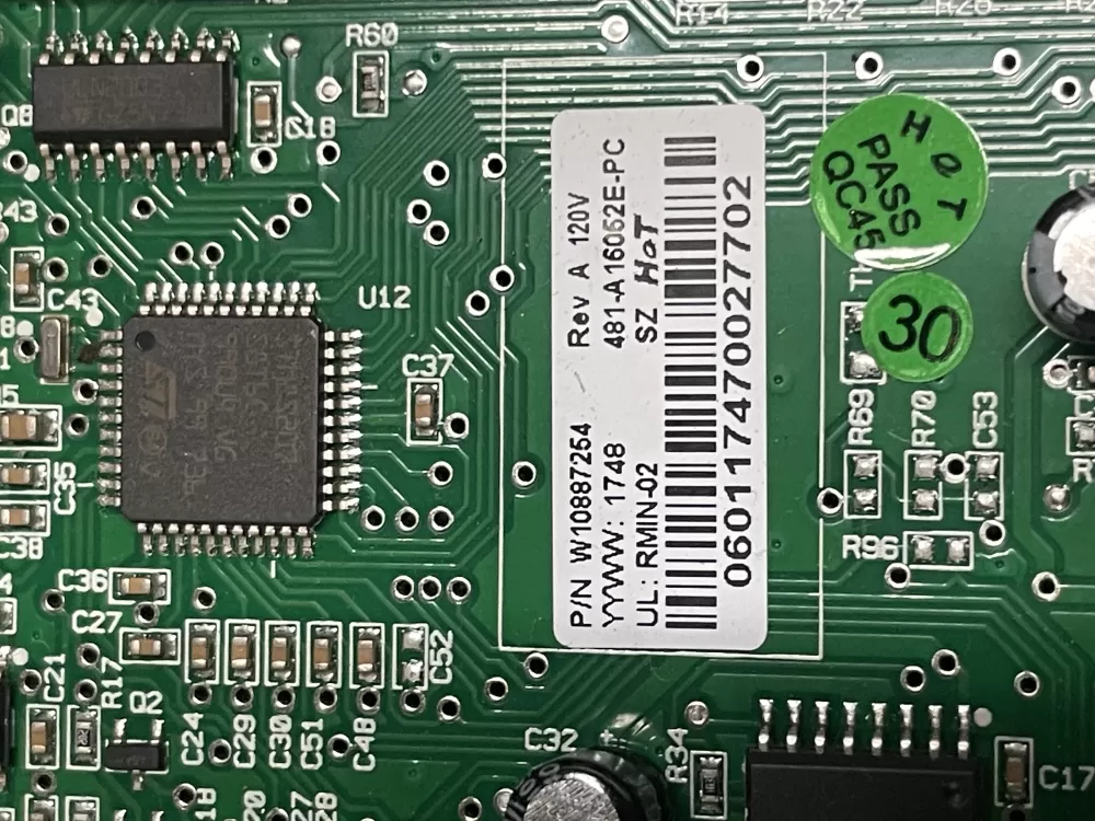 Whirlpool KitchenAid W10755479 Refrigerator Control Board AZ11732 | 628