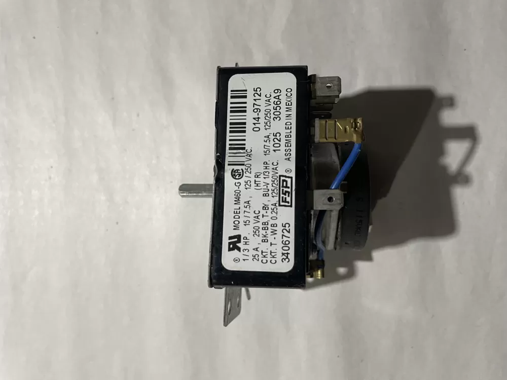 Whirlpool  Maytag  Amana AP6008573 3406725 WP3406725 PS11741713 Dryer Timer