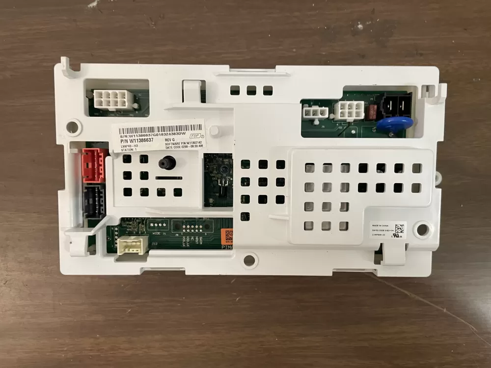 Whirlpool W11386637 W11417466 PS12745506 Washer Control Board